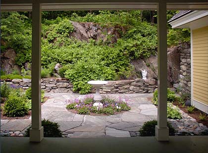 Hidden Garden from Porch