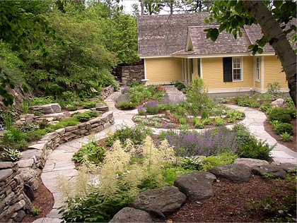 Hidden Garden with House